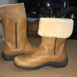 UGG MID CALF SHEARLING BOOTS